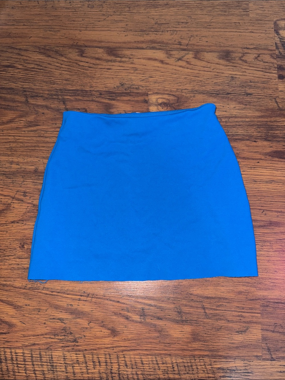Princess Polly Electric Blue Stretch Mini Skirt 17.1T
